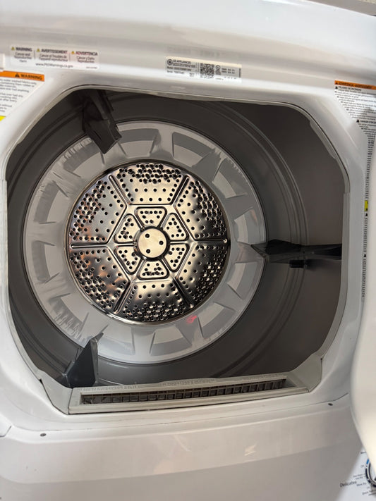 GE — Stackable Washer & Dryer Set, 4.5 cu ft — White