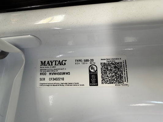 Maytag — Top-Load Washer & Dryer Set, 4.8 cu ft — White