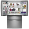 GE Profile 28.7-cu ft 4 -Door Refrigerator with Ice Maker with Water Dispenser ( Stainless Steel )
