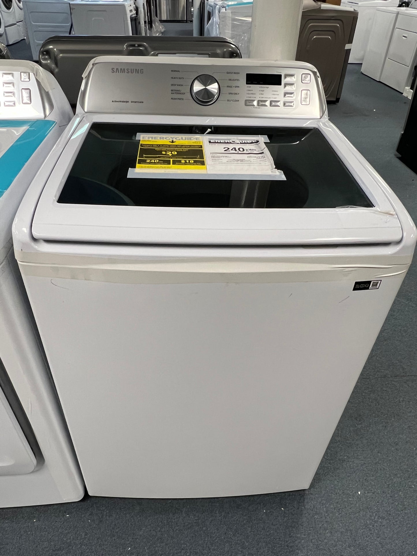 Samsung Washer and Dryer Top load White