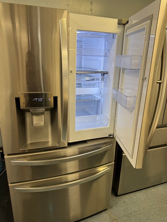 LG Counter-Depth open box Craft Ice 22.5-cu ft Refrigerator Dual Ice Maker with Water and Ice Dispenser and Door within Door ENERGY STAR Certified