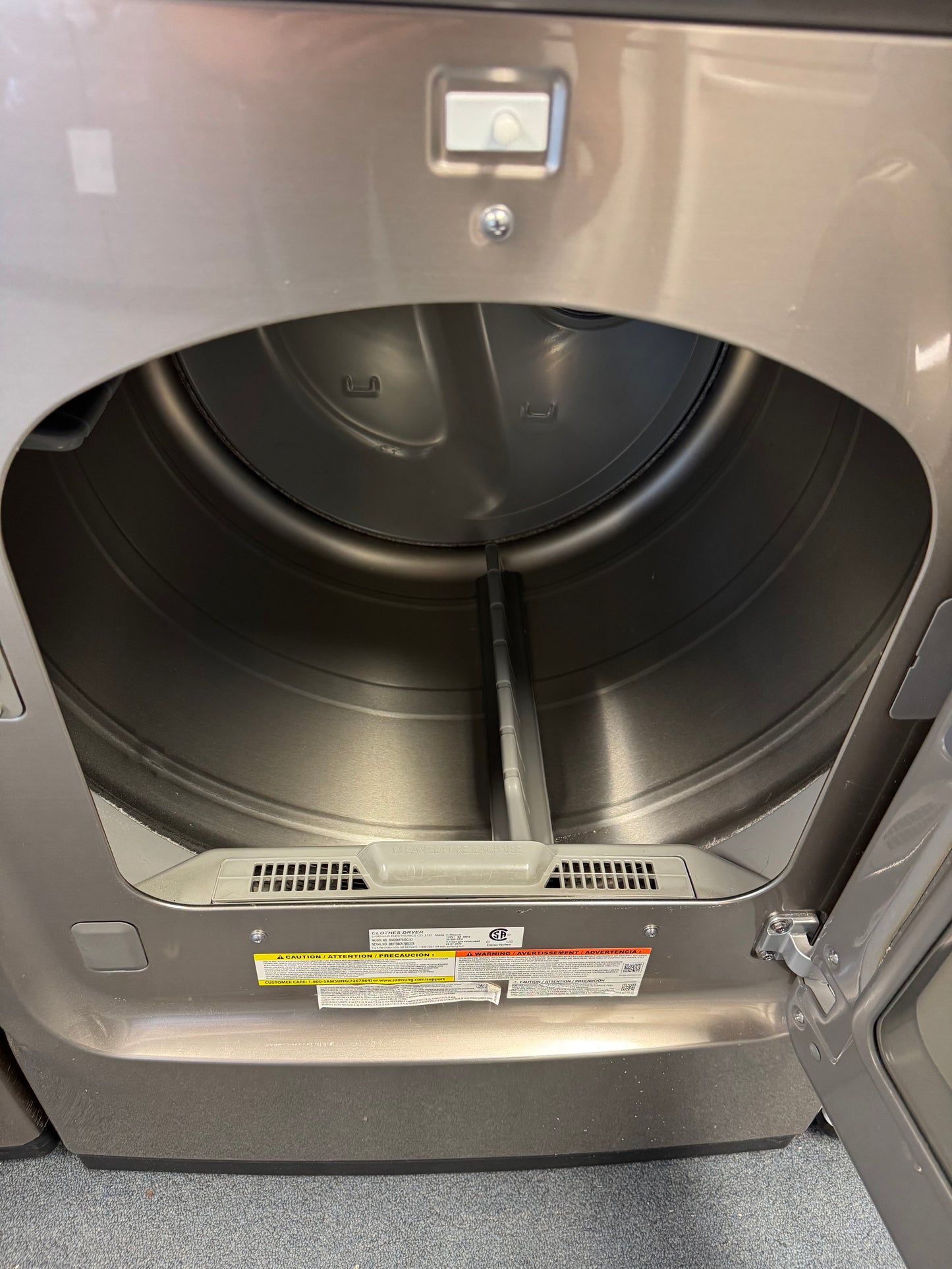 Samsung Washer 5.3 Cu Ft & Electric Dryer 7.4 Cu Ft Set