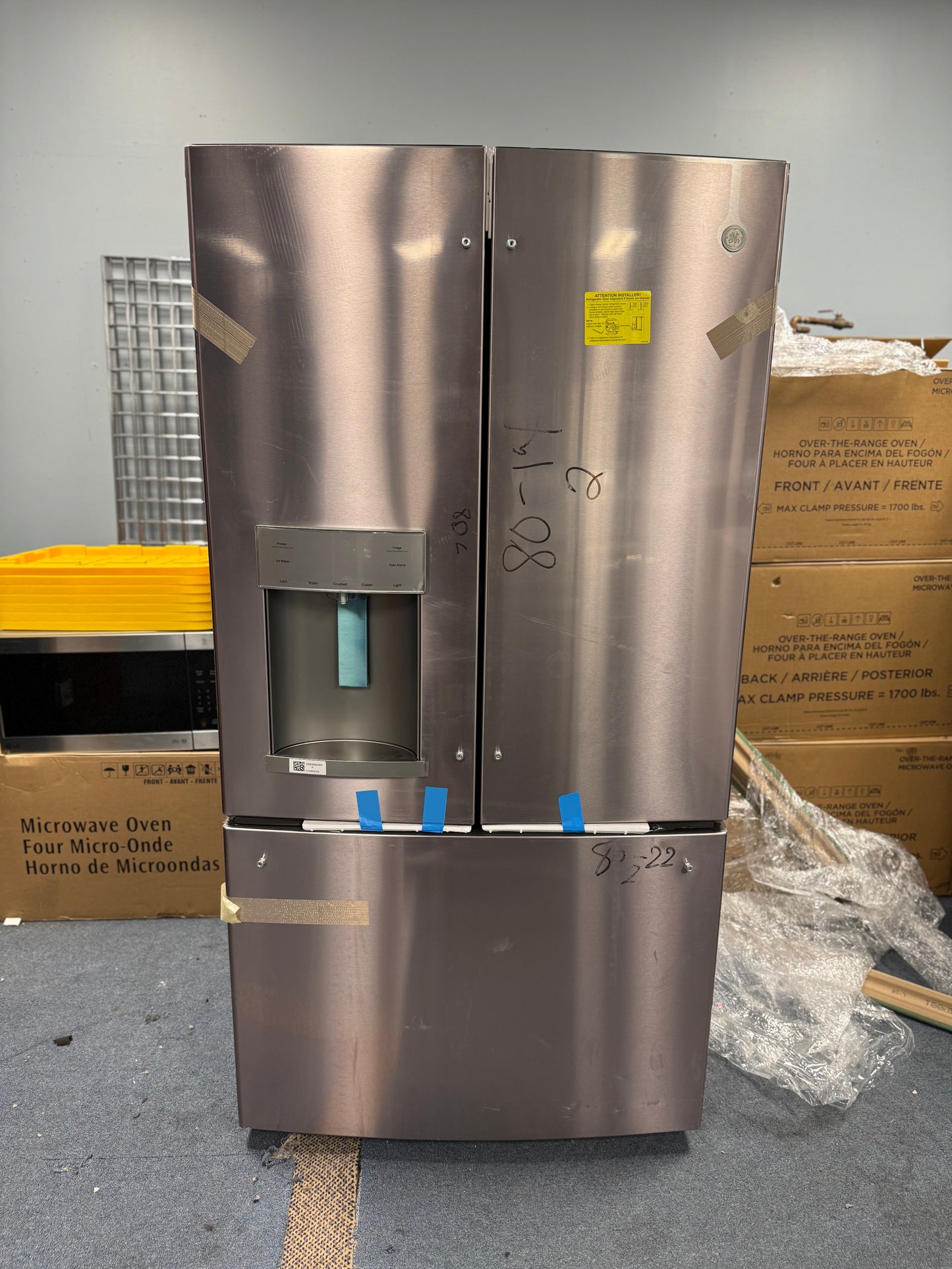GE French Door Refrigerator – Stainless Steel