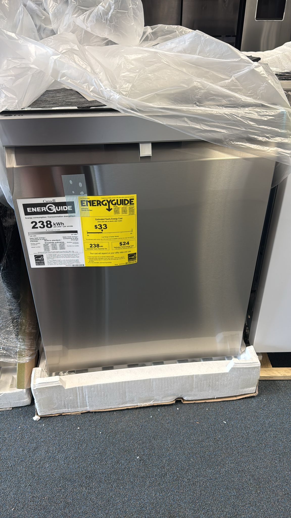 LG Dishwasher – Stainless Steel – Built-In