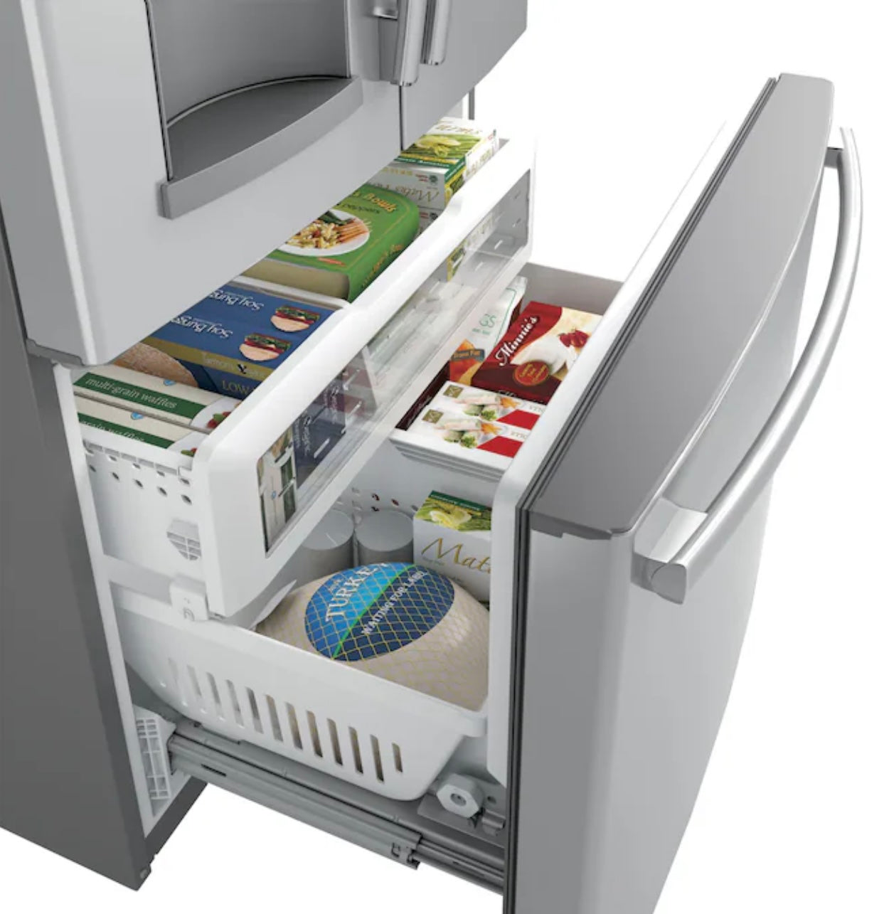 GE French Door Refrigerator – Stainless Steel