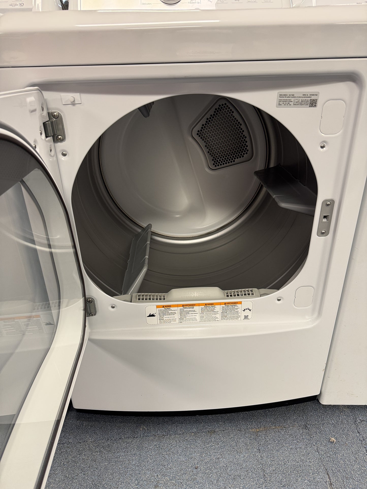 LG High Efficiency Top-Load White Washer 5.0 Cu Ft & Dryer 7.4 Cu Ft