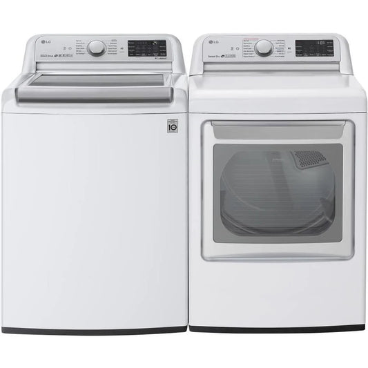 LG TurboWash 5.5-cu ft Top-Load Washer (White) ENERGY STAR