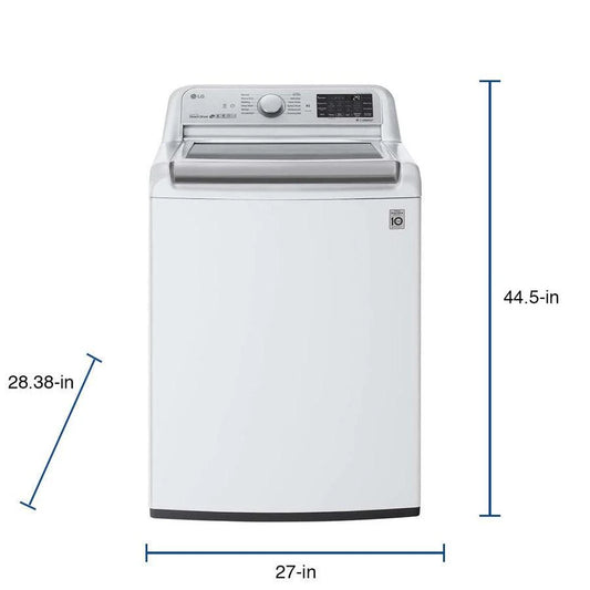 LG TurboWash 5.5-cu ft Top-Load Washer (White) ENERGY STAR
