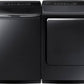 Samsung — Top-Load Washer & Dryer Set, 5.0 cu ft — Black