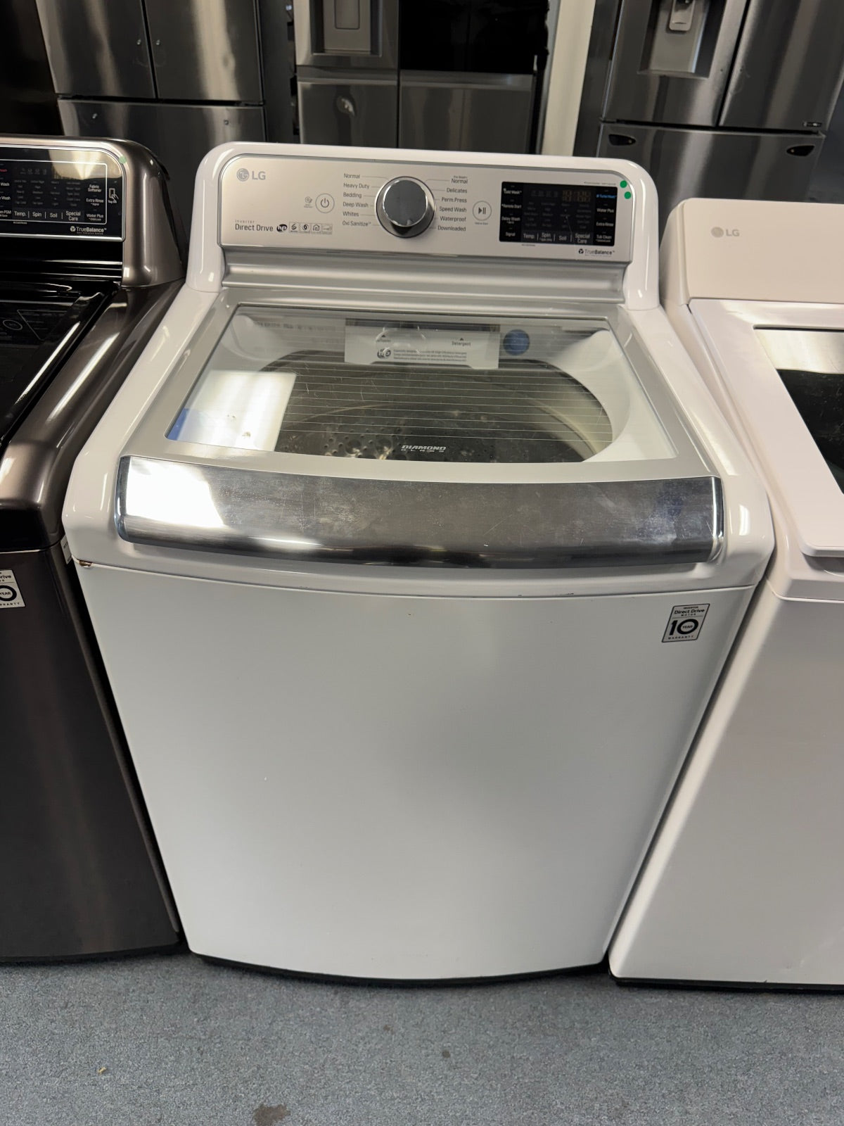 LG — Top-Load Washer Without Agitator