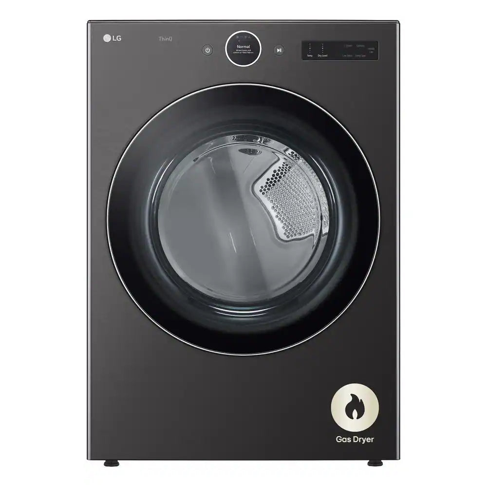 LG — Gas Dryer, 7.4 cu ft — Dark