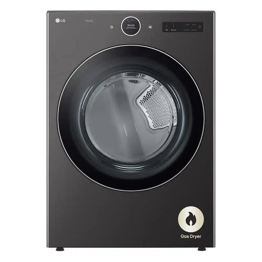 LG — Gas Dryer, 7.4 cu ft — Dark