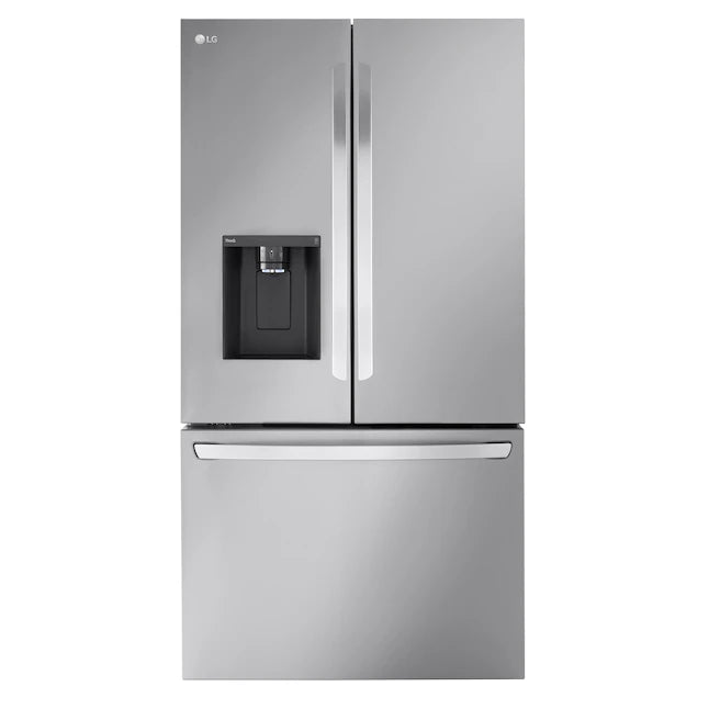 LG - Refrigerator French Door 3 Door