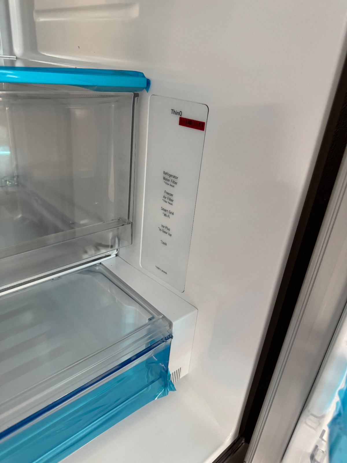 LG - Refrigerator French Door 3 Door