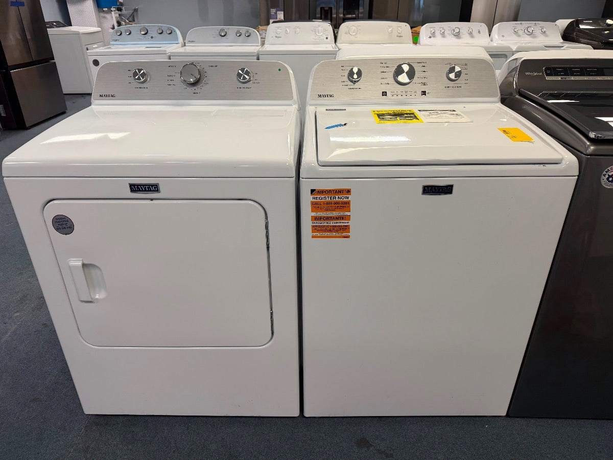 Maytag — Top-Load Washer & Dryer Set, 4.5 cu ft — White