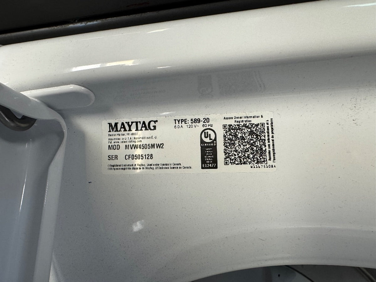 Maytag — Top-Load Washer & Dryer Set, 4.5 cu ft — White