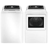 GE — Top-Load Washer & Dryer Set, 4.7 cu ft — White