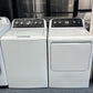 GE — Top-Load Washer & Dryer Set, 4.7 cu ft — White