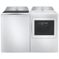 GE — Top-Load Washer & Dryer Set, 5.3 cu ft — White