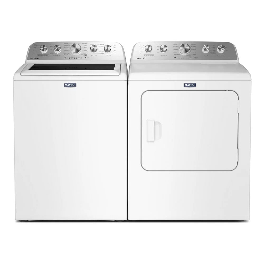 Maytag PET PRO - Top Load Washer with Agitator & Vented Electric Dryer Set