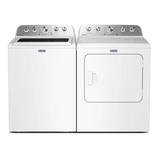 Maytag PET PRO - Top Load Washer with Agitator & Vented Electric Dryer Set