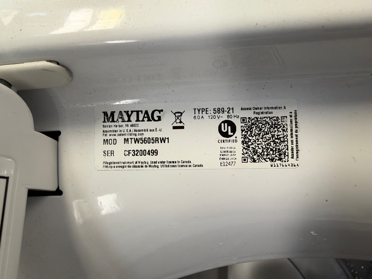 Maytag PET PRO - Top Load Washer with Agitator & Vented Electric Dryer Set