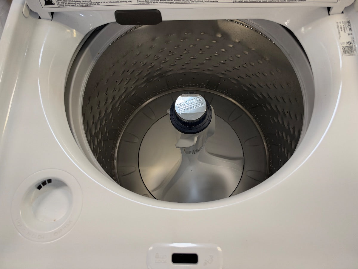 Maytag PET PRO - Top Load Washer with Agitator & Vented Electric Dryer Set