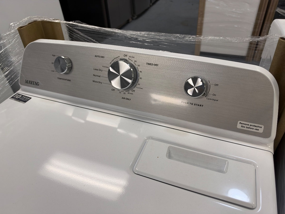 Maytag PET PRO - Top Load Washer with Agitator & Vented Electric Dryer Set