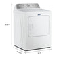 Maytag PET PRO - Top Load Washer with Agitator & Vented Electric Dryer Set