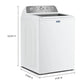 Maytag PET PRO - Top Load Washer with Agitator & Vented Electric Dryer Set