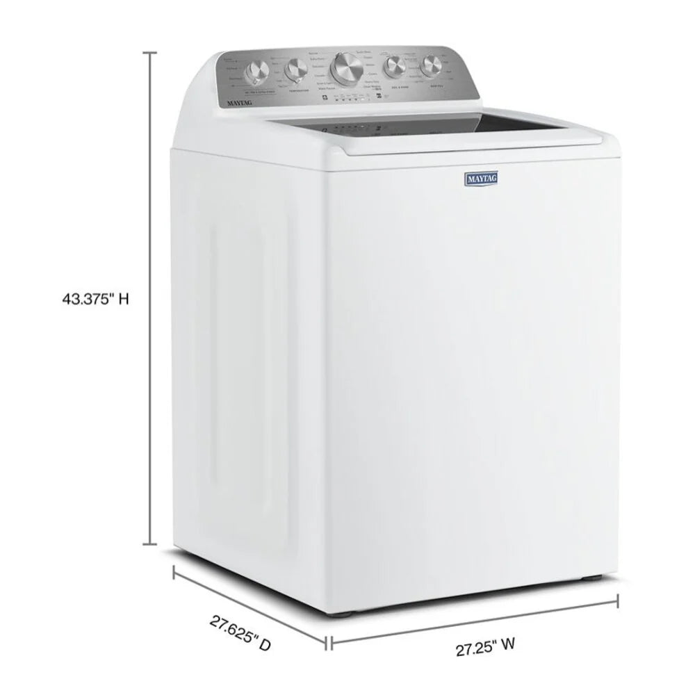 Maytag PET PRO - Top Load Washer with Agitator & Vented Electric Dryer Set