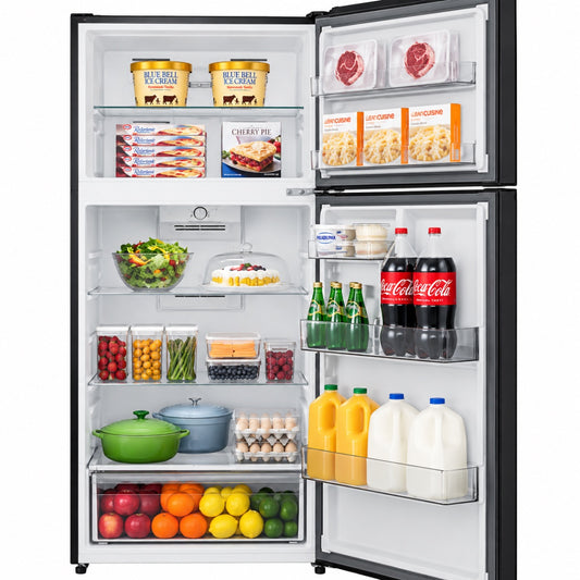 Hisense Refrigerator Top-Freezer — Black
