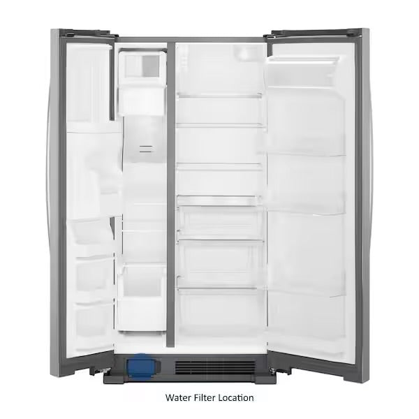 Whirlpool Refrigerator Side by Side 33” Wide