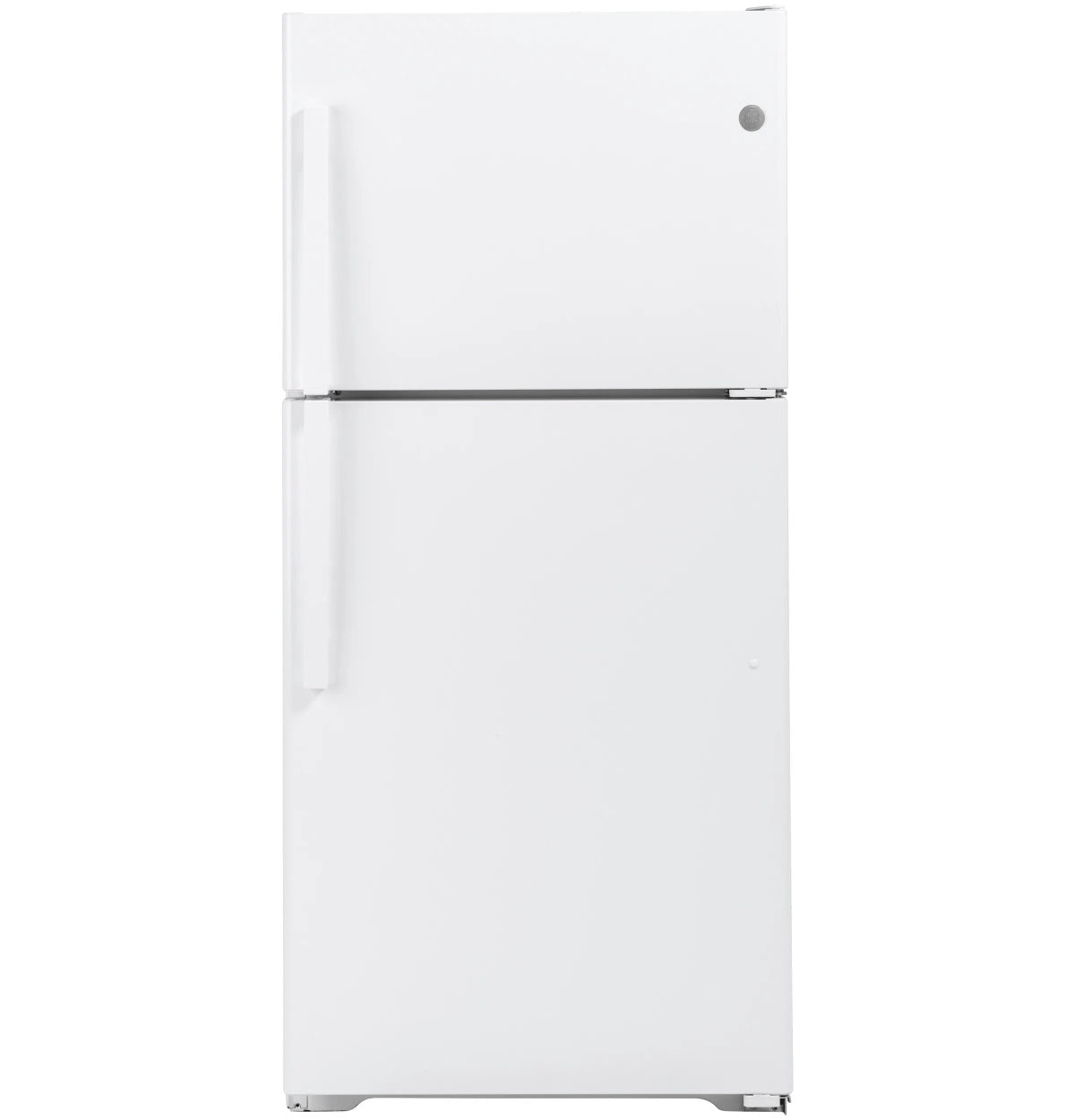 GE — Top-Freezer, 22 cu ft — White