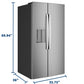 GE — Refrigerator Side-by-Side