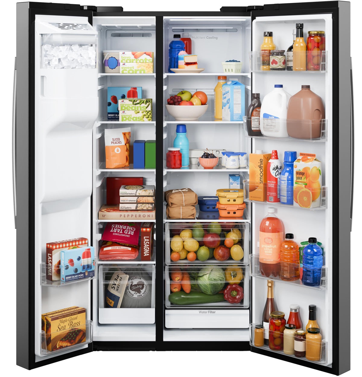 GE — Refrigerator Side-by-Side