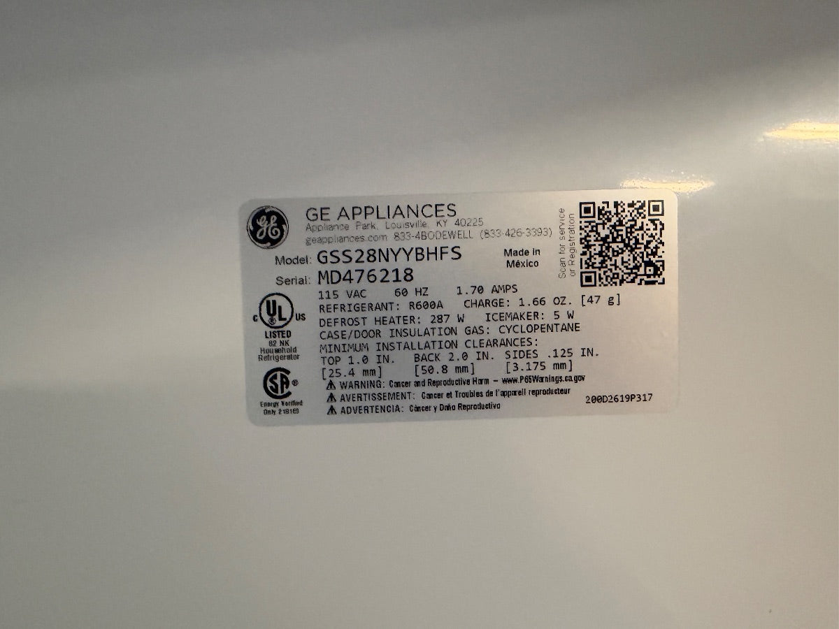 GE — Refrigerator Side-by-Side