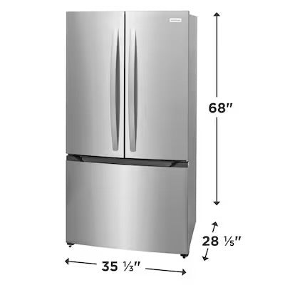 Frigidaire — Refrigerator French Door Water Inside