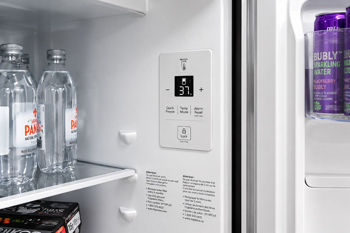 Frigidaire — Refrigerator French Door Water Inside