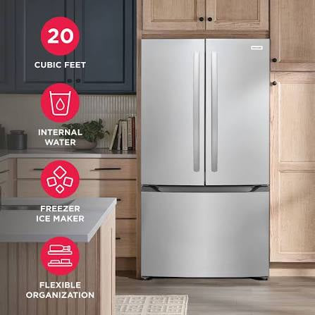 Frigidaire — Refrigerator French Door Water Inside