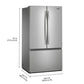 Whirlpool — Refrigerator French Door Internal Water Dispenser