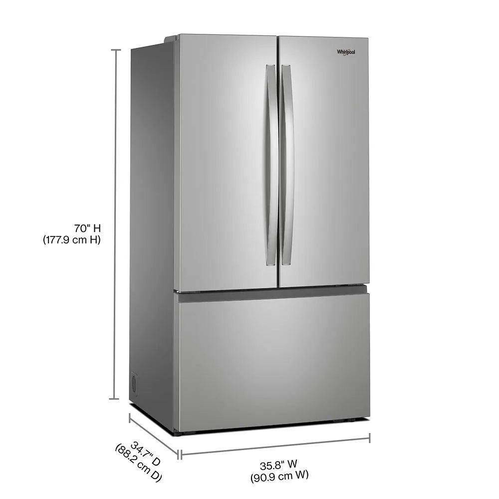 Whirlpool — Refrigerator French Door Internal Water Dispenser