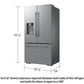 Samsung — French Door, 29 cu ft — Stainless Steel
