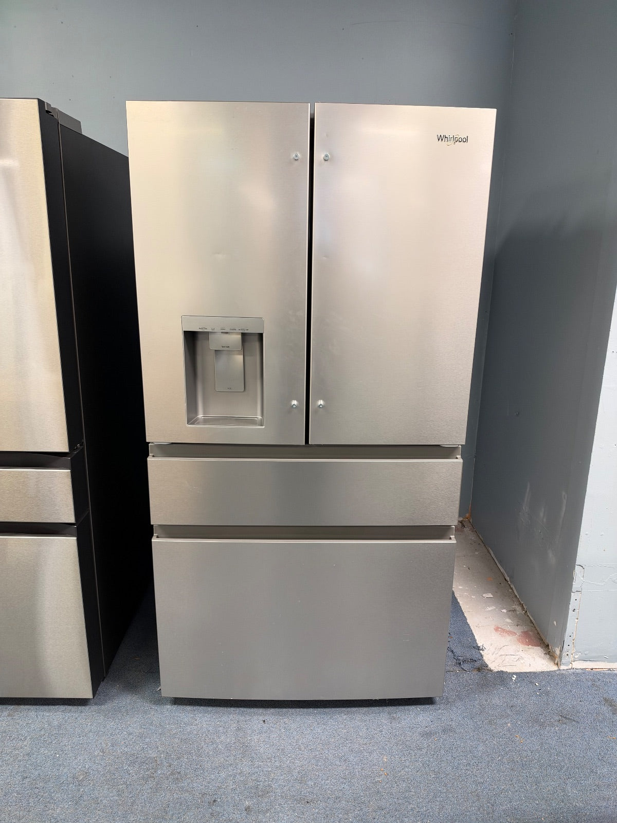 Whirlpool - 4 Door Refrigerator Fingerprint-Resistant
