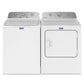 Maytag — Top-Load Washer & Dryer Set, 4.8 cu ft — White