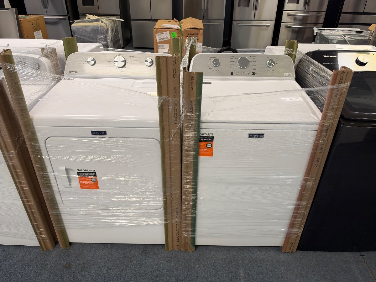 Maytag — Top-Load Washer & Dryer Set, 4.8 cu ft — White