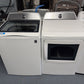 GE — Top-Load Washer & Dryer Set, 5.3 cu ft — White