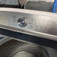 GE — Top-Load Washer & Dryer Set, 5.3 cu ft — White
