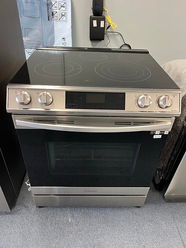 100008 Samsung Stove electric stainless Steel