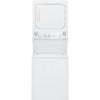 GE Stacked Laundry Center Washer and Electric Dryer